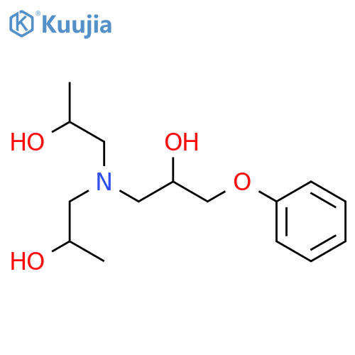 2-Propanol, 1,1'-[(2-hydroxy-3-phenoxypropyl)imino]bis- structure