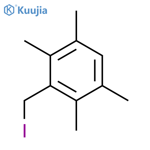 3-(iodomethyl)-1,2,4,5-tetramethylbenzene structure