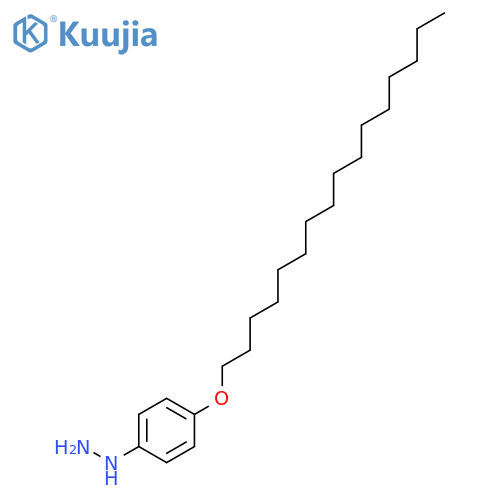 Hydrazine, [4-(hexadecyloxy)phenyl]- structure