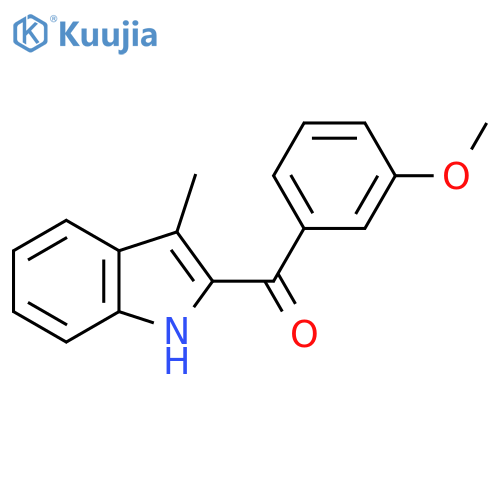 Methanone, (3-methoxyphenyl)(3-methyl-1H-indol-2-yl)- structure