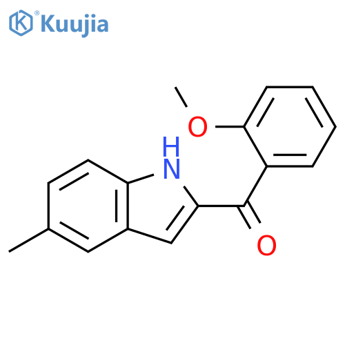 Methanone, (2-methoxyphenyl)(5-methyl-1H-indol-2-yl)- structure