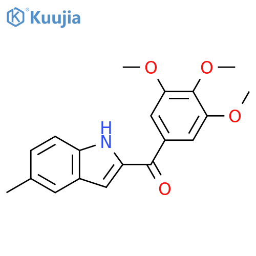 Methanone, (5-methyl-1H-indol-2-yl)(3,4,5-trimethoxyphenyl)- structure