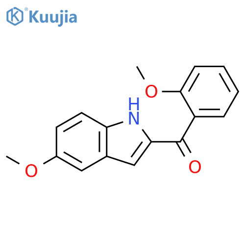 Methanone, (5-methoxy-1H-indol-2-yl)(2-methoxyphenyl)- structure