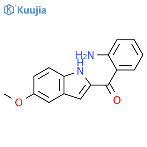 Methanone, (2-aminophenyl)(5-methoxy-1H-indol-2-yl)- structure