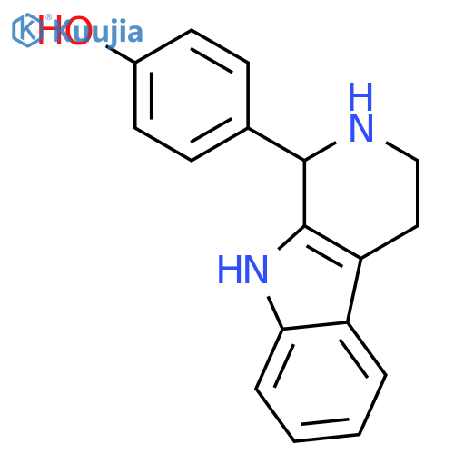 4-(2,3,4,9-Tetrahydro-1H-beta-carbolin-1-yl)-phenol structure