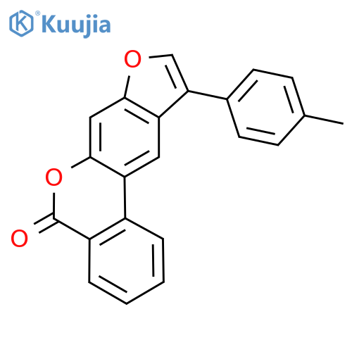 10-(4-methylphenyl)-[1]benzofuro[6,5-c]isochromen-5-one structure