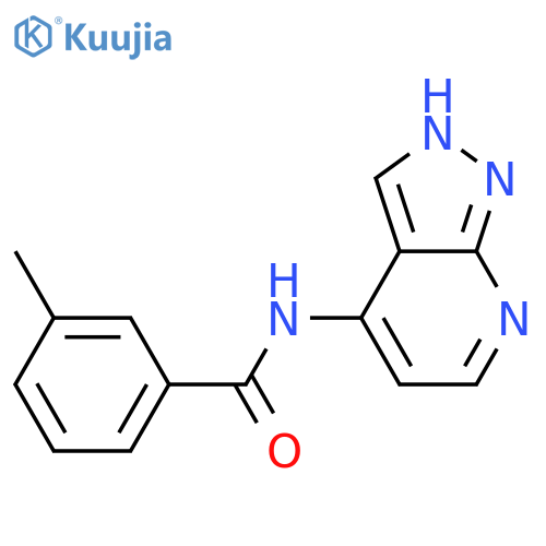 Benzamide,3-methyl-N-1H-pyrazolo[3,4-b]pyridin-4-yl- structure