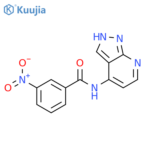 Benzamide, 3-nitro-N-1H-pyrazolo[3,4-b]pyridin-4-yl- structure