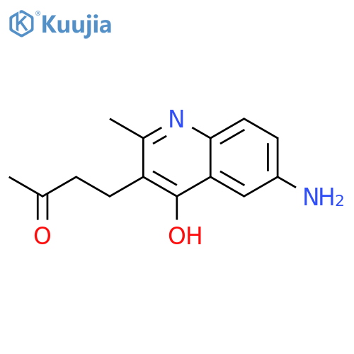 4-(6-Amino-4-hydroxy-2-methyl-quinolin-3-yl)-butan-2-one structure