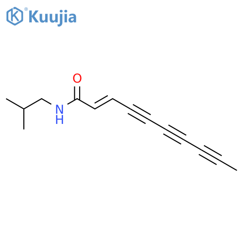 2-Decene-4,6,8-triynoic acid-2-Methylpropylamide structure