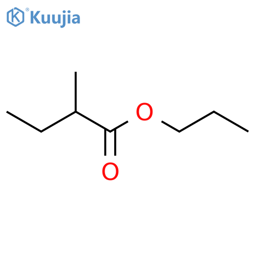 Propyl 2-methylbutanoate structure