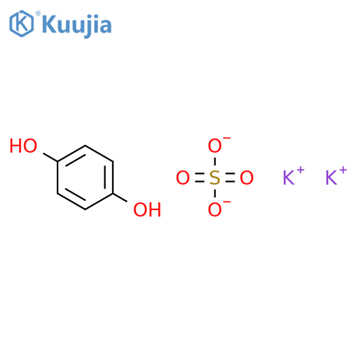 Potassium 4-hydroxyphenyl sulfate structure