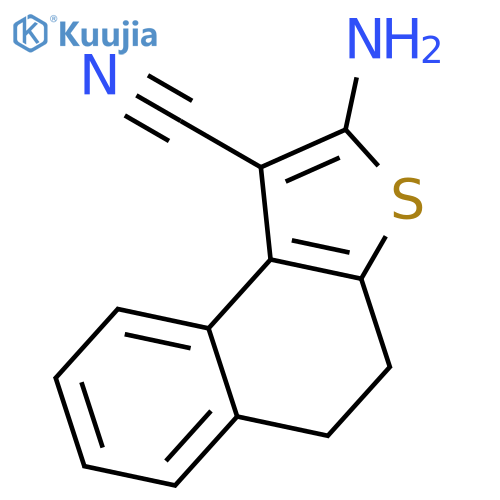 2-Amino-4H,5H-naphtho2,1-bthiophene-1-carbonitrile structure