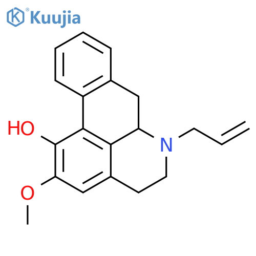 (6aR)-2-methoxy-6-(prop-2-en-1-yl)-5,6,6a,7-tetrahydro-4H-dibenzo[de,g]quinolin-1-ol structure