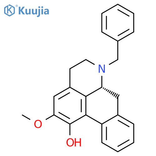 4H-Dibenzo[de,g]quinolin-1-ol,5,6,6a,7-tetrahydro-2-methoxy-6-(phenylmethyl)-, (R)- (9CI) structure