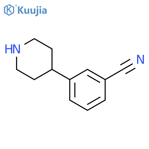 3-(Piperidin-4-yl)benzonitrile structure