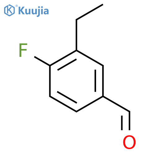 3-ethyl-4-fluorobenzaldehyde structure