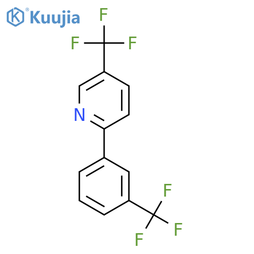 5-(Trifluoromethyl)-2-(3-(trifluoromethyl)phenyl)pyridine structure
