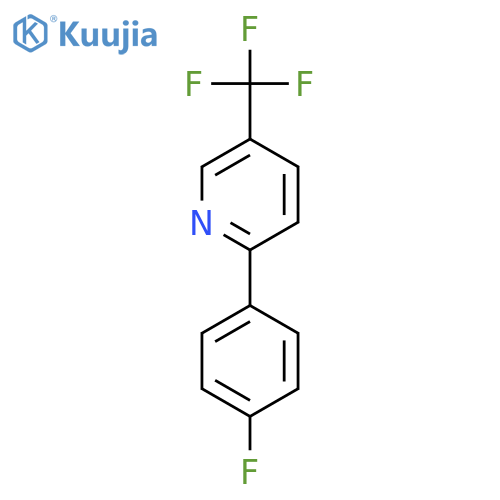 2-(4-Fluorophenyl)-5-(trifluoromethyl)pyridine structure