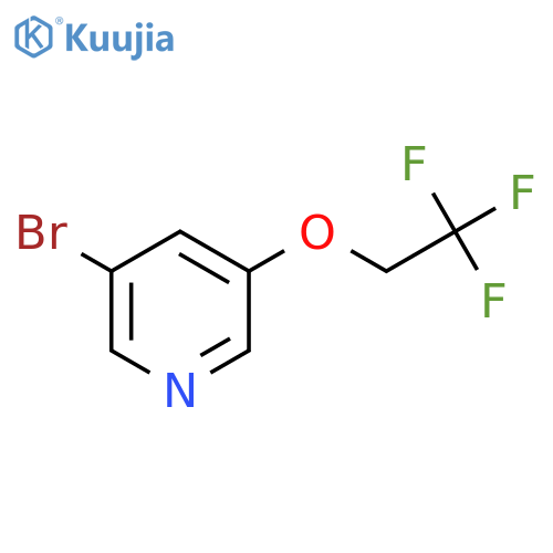3-bromo-5-(2,2,2-trifluoroethoxy)pyridine structure