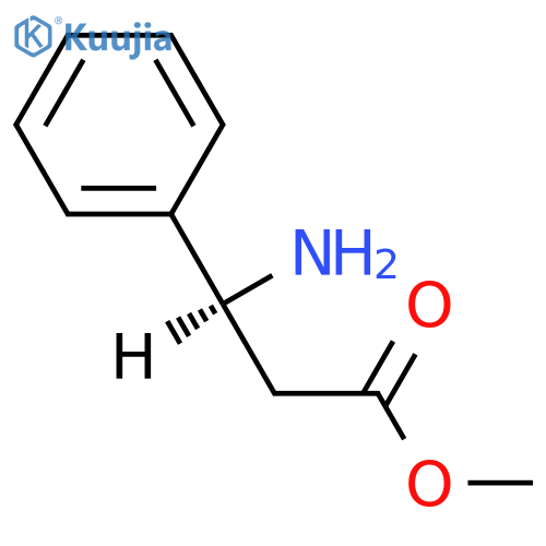 methyl (3S)-3-amino-3-phenylpropanoate structure