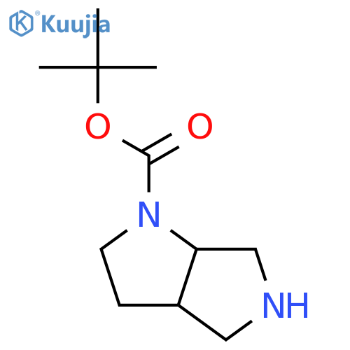 tert-butyl (3aR,6aR)-octahydropyrrolo[2,3-c]pyrrole-1-carboxylate structure
