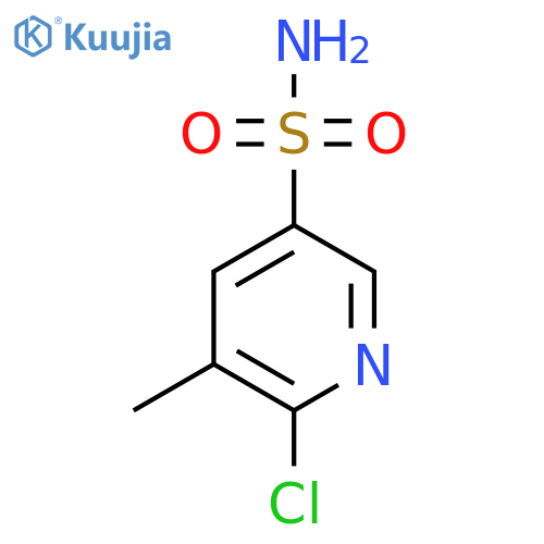 6-Chloro-5-methylpyridine-3-sulfonamide structure