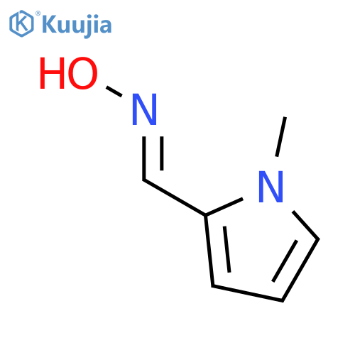 (E)-N-(1-methyl-1H-pyrrol-2-yl)methylidenehydroxylamine structure