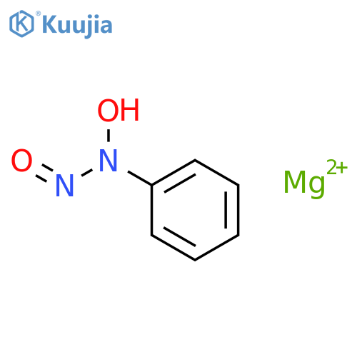 Benzenamine,N-hydroxy-N-nitroso-, magnesium salt (2:1) structure