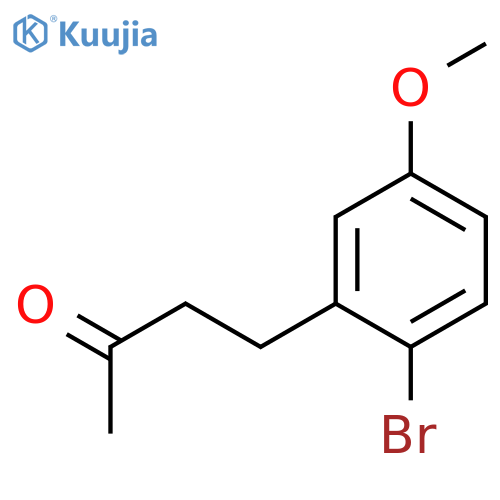 4-(2-bromo-5-methoxyphenyl)butan-2-one structure