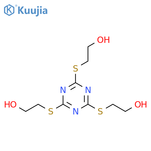 Ethanol, 2,2',2''-[(1,3,5-triazine-2,4,6-triyl)tris(thio)]tris- structure