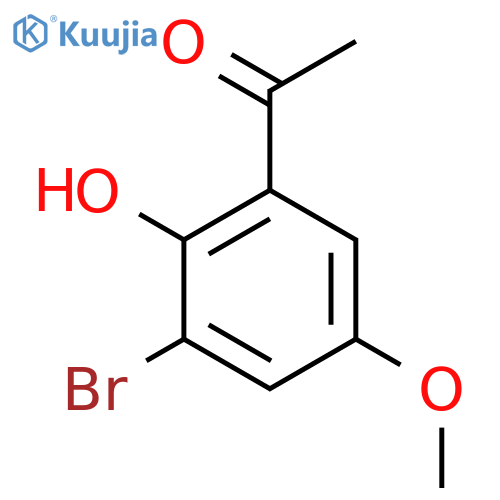 ETHANONE, 1-(3-BROMO-2-HYDROXY-5-METHOXYPHENYL)- structure