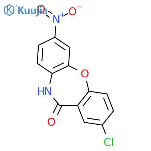 2-Chloro-7-nitrodibenzb,f1,4oxazepin-11(10H)-one structure
