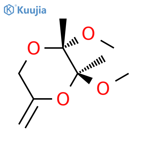 1,4-Dioxane, 2,3-dimethoxy-2,3-dimethyl-5-methylene-, (2S,3S)- structure