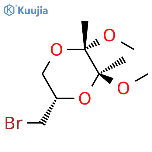 1,4-Dioxane, 5-(bromomethyl)-2,3-dimethoxy-2,3-dimethyl-,(2S,3S,5S)- structure