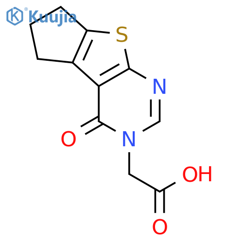 2-{12-Oxo-7-thia-9,11-diazatricyclo6.4.0.0^{2,6}dodeca-1(8),2(6),9-trien-11-yl}acetic Acid structure