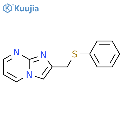 2-(phenylsulfanyl)methylimidazo1,2-apyrimidine structure