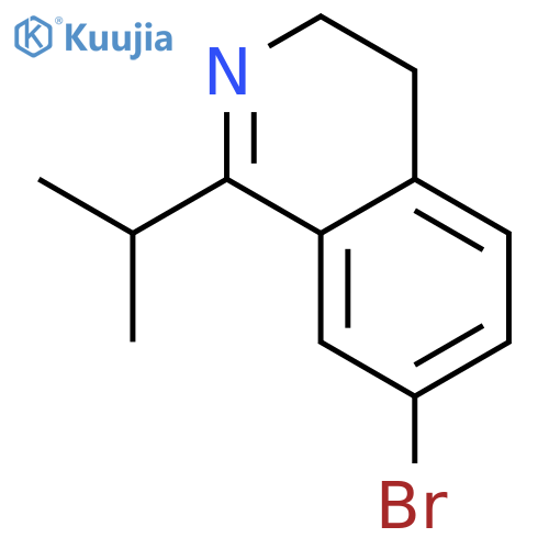 7-Bromo-1-isopropyl-3,4-dihydroisoquinoline structure