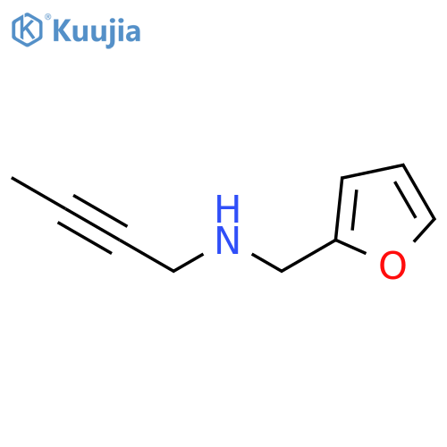 N-(Furan-2-ylmethyl)but-2-yn-1-amine structure