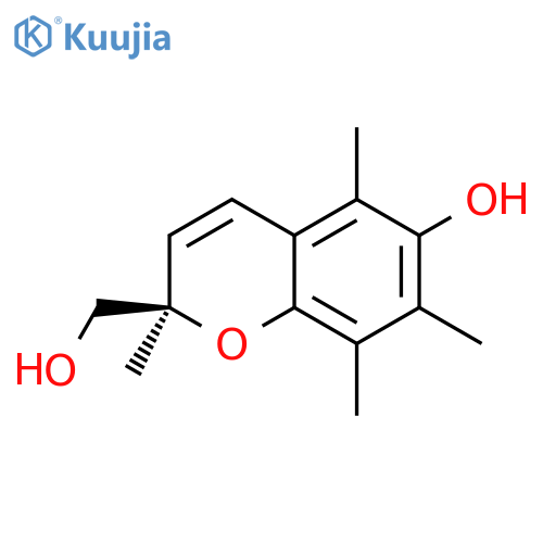 2H-1-Benzopyran-2-methanol, 6-hydroxy-2,5,7,8-tetramethyl-, (2R)- structure