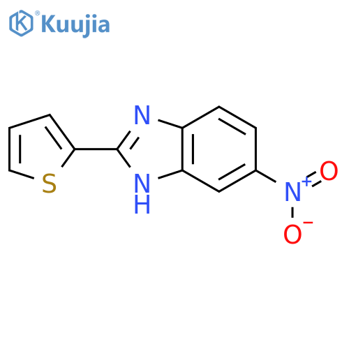 5-Nitro-2-(2-thienyl)benzimidazole structure
