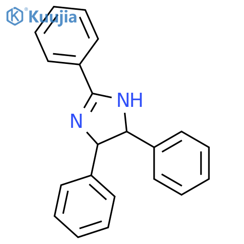 1H-Imidazole,4,5-dihydro-2,4,5-triphenyl- structure