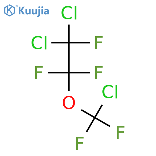 2,2-dichlorotrifluoroethyl chlorodifluoromethyl ether structure