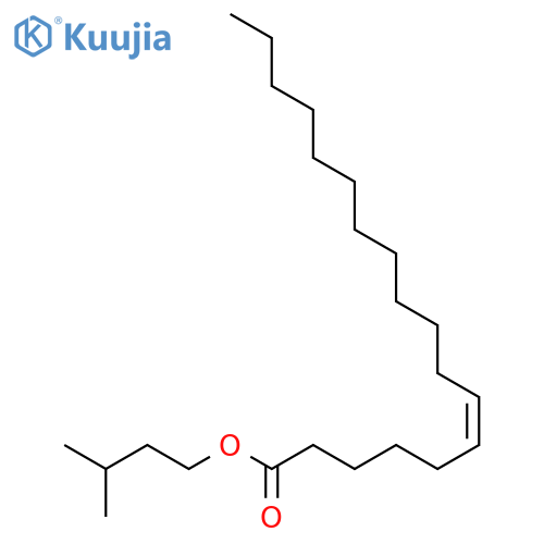 6-Octadecenoic acid, 3-methylbutyl ester, (Z)- structure