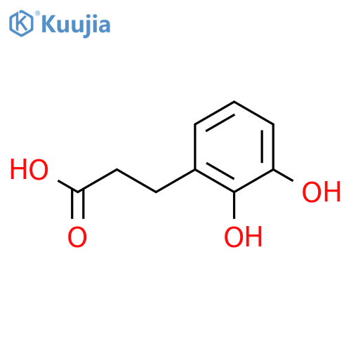 3-(2,3-Dihydroxyphenyl)propionic Acid structure
