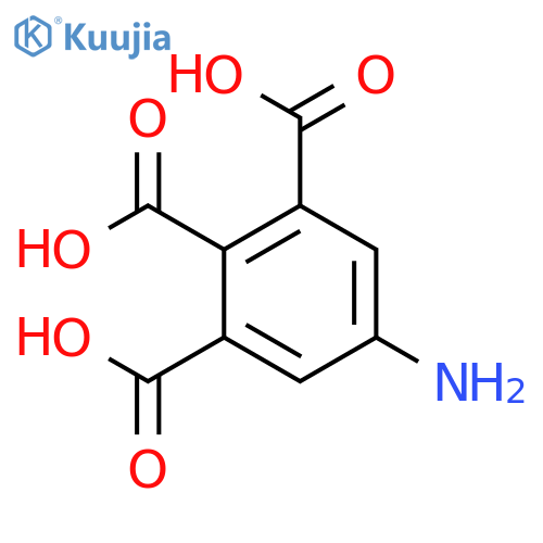 5-Aminobenzene-1,2,3-tricarboxylic acid structure