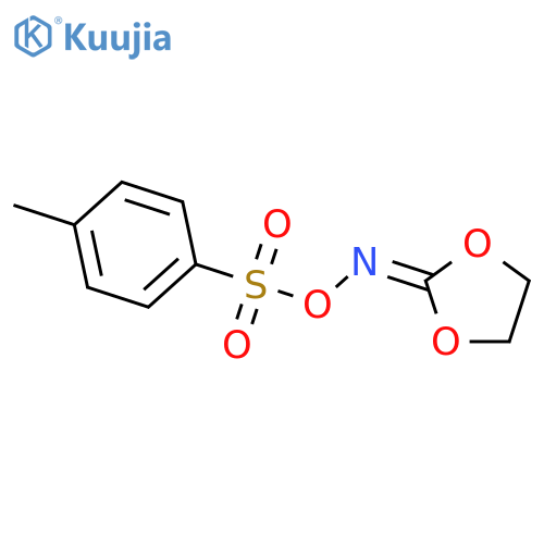 1,3-Dioxolan-2-one, O-[(4-methylphenyl)sulfonyl]oxime structure