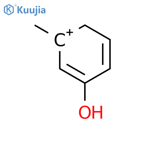 Cyclohexadienylium, 3-hydroxy-1-methyl- structure