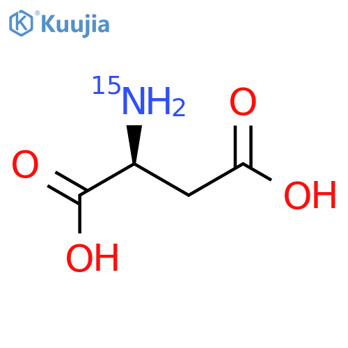 L-Aspartic Acid-15N structure