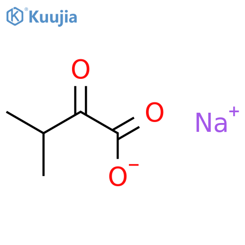 a-Keto Isovaleric Acid Sodium Salt structure